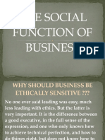 THE SOCIAL FUNCTION OF BUSINESS Les66n 2-1