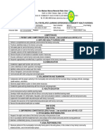 Evaluation Tool For Community RHU ICU ER Ward and LRDR