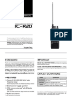 IC R20 Manual