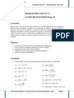 TP 5 Derivación de Funciones Parte II