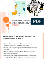 Enzymes and Factors That Affect Enzyme Activity