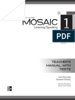 Mosaic6 Level1 Listening and Speaking Teachers Manual PDF