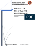 Informe Final de Practicas Pre Profesionales