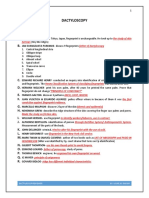 DACTYLOSCOPY (Prelims)