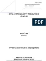 Civil Aviation Safety Regulations (C.A.S.R.) : Approved Maintenance Organizations