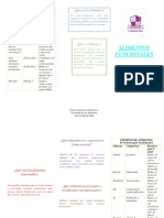 Triptico Alimentos Funcionales