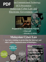 Information Communication Technology SOFTCOPY (Cyber Law)