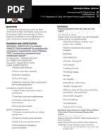 Resume Sample PDF