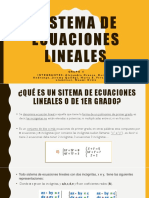 Sistema de Ecuaciones Lineales