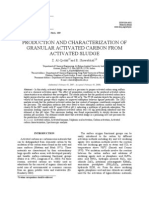 Production and Characterization of Granular Activated Carbon From Activated Sludge