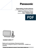 KX-TW501NZ: Operating Instructions