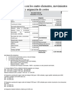 Ejercicio de Costos Con Los Cuatro Elementos