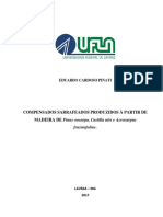 COMPENSADOS SARRAFEADOS PRODUZIDOS À PARTIR DE MADEIRA DE Pinus Oocarpa, Castilla Ulei e Acrocarpus Fraxinifolius.