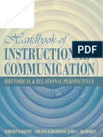 BOOK - Handbook of Instructional Communication PDF