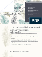 The Challenges of Middle and Late Adolescence