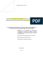 Edinaldo Dos Santos Araújo - ANTEPROJETO DE TESE