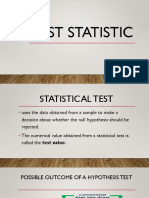 Test Statistic