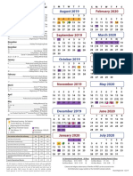 2019-20 - FBISD Instructional Calendar