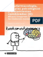 Psicofarmacologia Terapias Psicologicas y Tratamiento Combinado II PDF