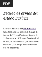 Escudo de Armas Del Estado Barinas