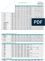 Product Specifications: Specifications For Continuous Cast Products