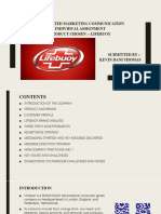 IMC Assignment Unilever Lifebuoy