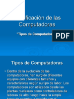 Clasificacion de Las PCs