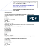 Test Bank Managerial Accounting Decision Making and Motivating Performance 1st Edition Datar and Rajan PDF