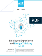 Employee Experience Design Thinking Syllabus AIHR