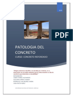 Trabajo de Concreto Patologia