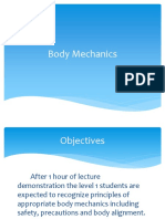 Body Mechanics