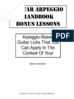 Guitar Arpeggio Handbook