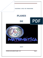 Planes de 1ro Matemática