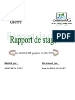 Rapport Stage 1