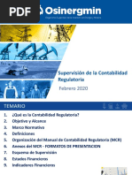 Contabilidad Regulatoria 11.02.2020