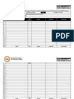 ISO Attendance Sheet HRCSP Training