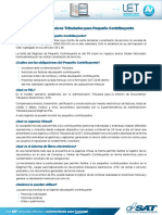 Informacion General para Libro Electrónico Pequeños Contribuyentes