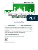 Islamic Studies Mcqs in PDF