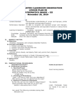 LESSON PLAN IN MATHEMATICS 3 - 3rd COT