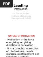 Lect 10 Leading (Motivation)