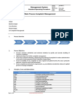 Complaint Management Process