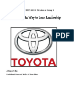 The Toyota Way To Lean Leadership