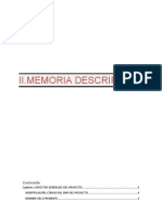 Memoria Descriptiva