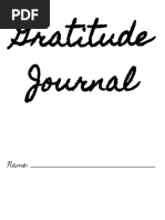 Gratitude Journal