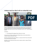 Dalmas Otieno Marries Third Wife (CLS - 305 - Family Law)