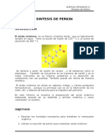 Sintesis de Perkin PDF