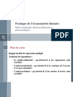 Pratique de L'économétrie Linéaire - 2 - Autocorrélation