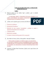 Aaa CUESTIONARIO EXAMEN ORAL (UNIDAD II DERECHO PENAL II)