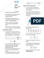 Hsslive XII Physics CH 8 Electro Magnetic Waves PDF