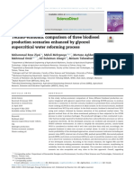 Techno-Economic Comparison of Three Biodiesel Production Scenarios Enhanced by Glycerol Supercritical Water Reforming Process